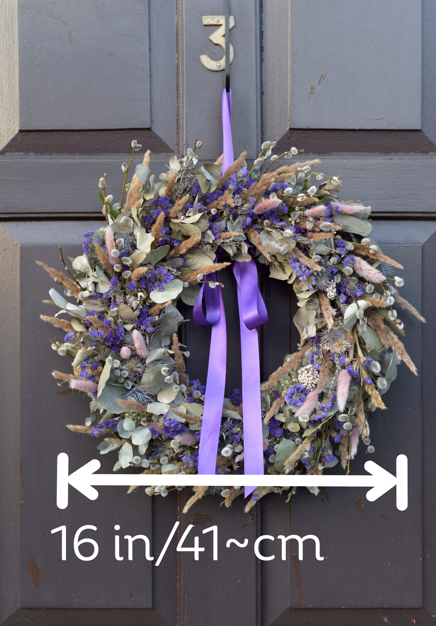 Lavender Field Wreath