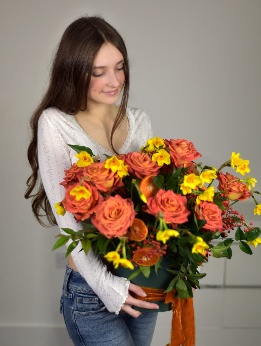 Orange Spring Bouquet
