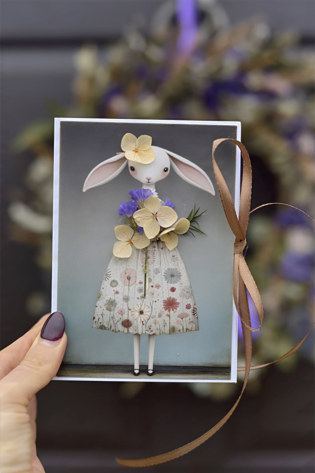 Lavender Field Wreath